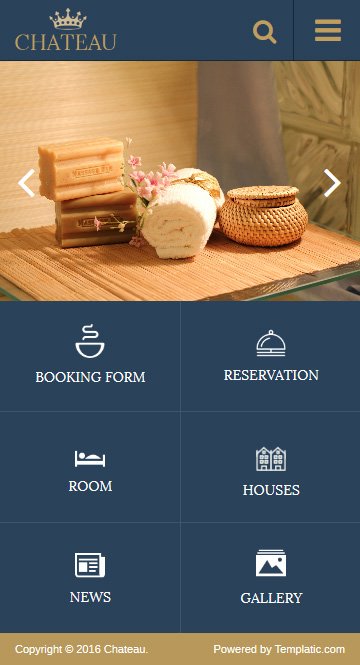 Chateau WordPress Booking Theme