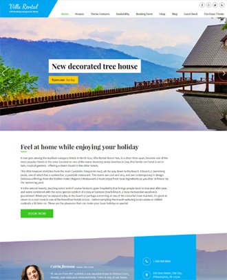 Villa Rental Theme