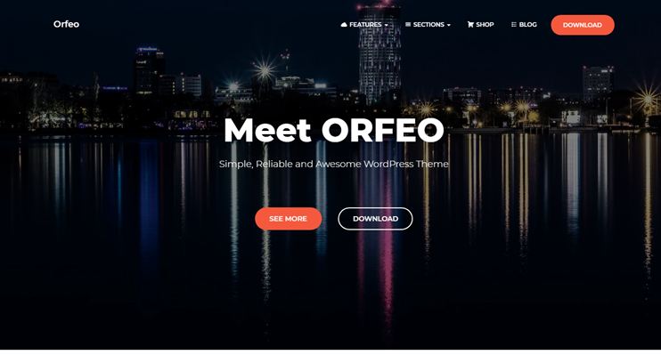 Orfeo WP Theme