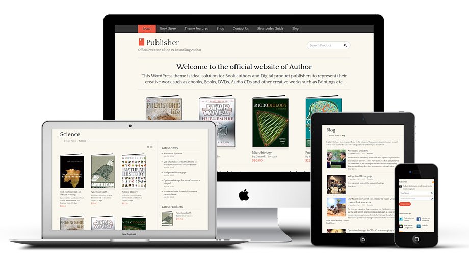 Fully Responsive Publisher WordPress Theme