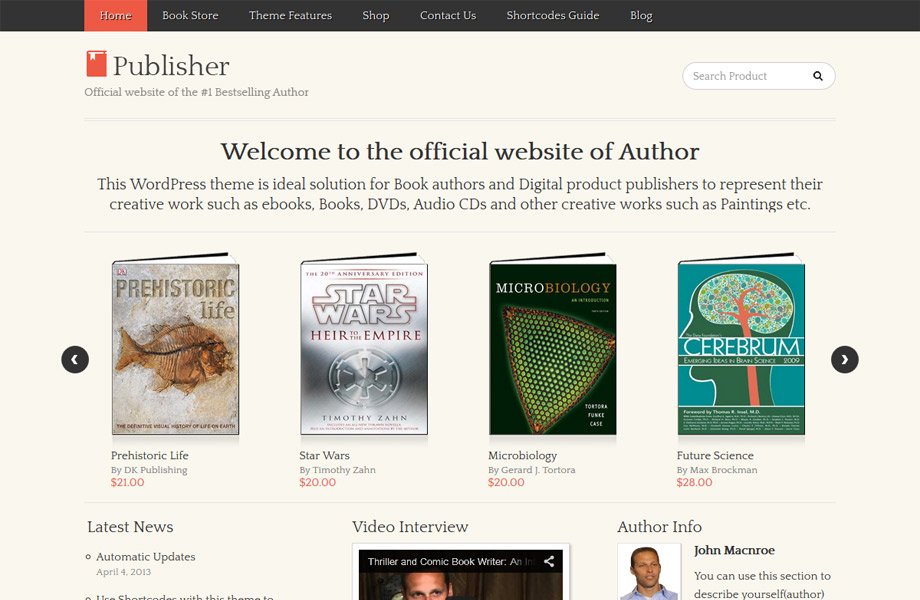 publisher Theme