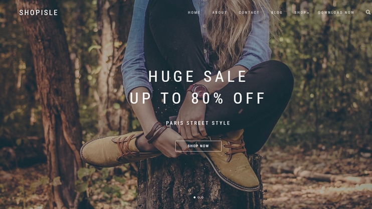 ShopIsle WordPress Theme