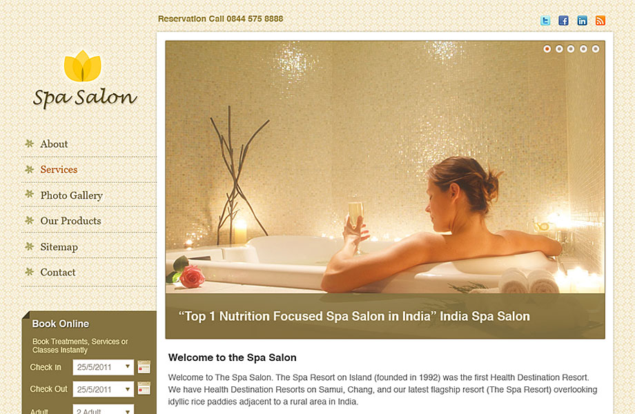 Spa Salon Theme