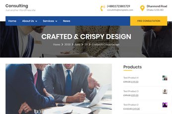 WordPress Consulting Theme