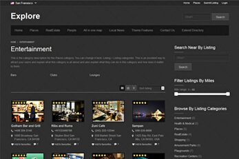 WP Business Listing Theme Explore