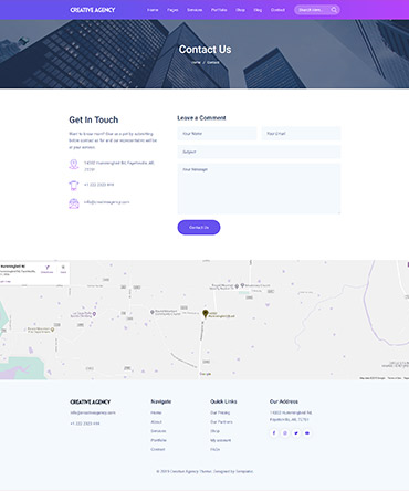 Creative Agency WP template