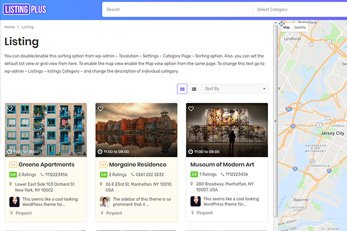 Category Grid View - ListingPlus Theme 2017