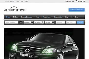 Auto Dealer WordPress Theme