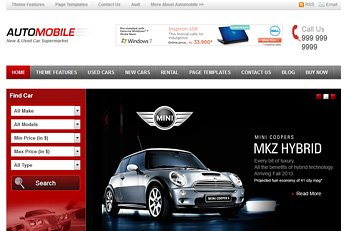 Auto Dealer WordPress Theme