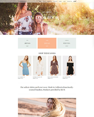 eCommerce theme homepage version 3