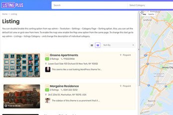 ListingPlus Theme 2017 - Category List View