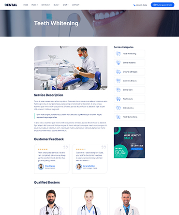 Dental Theme About Page