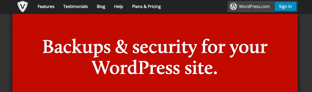 VaultPress backup plugin