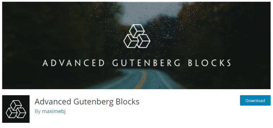 Advanced Gutenberg Blocks