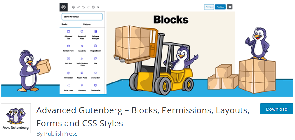 advanced gutenberg plugin