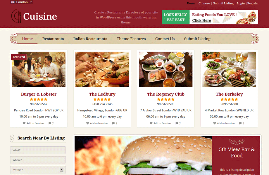 Cuisine-Directory-ChildTheme