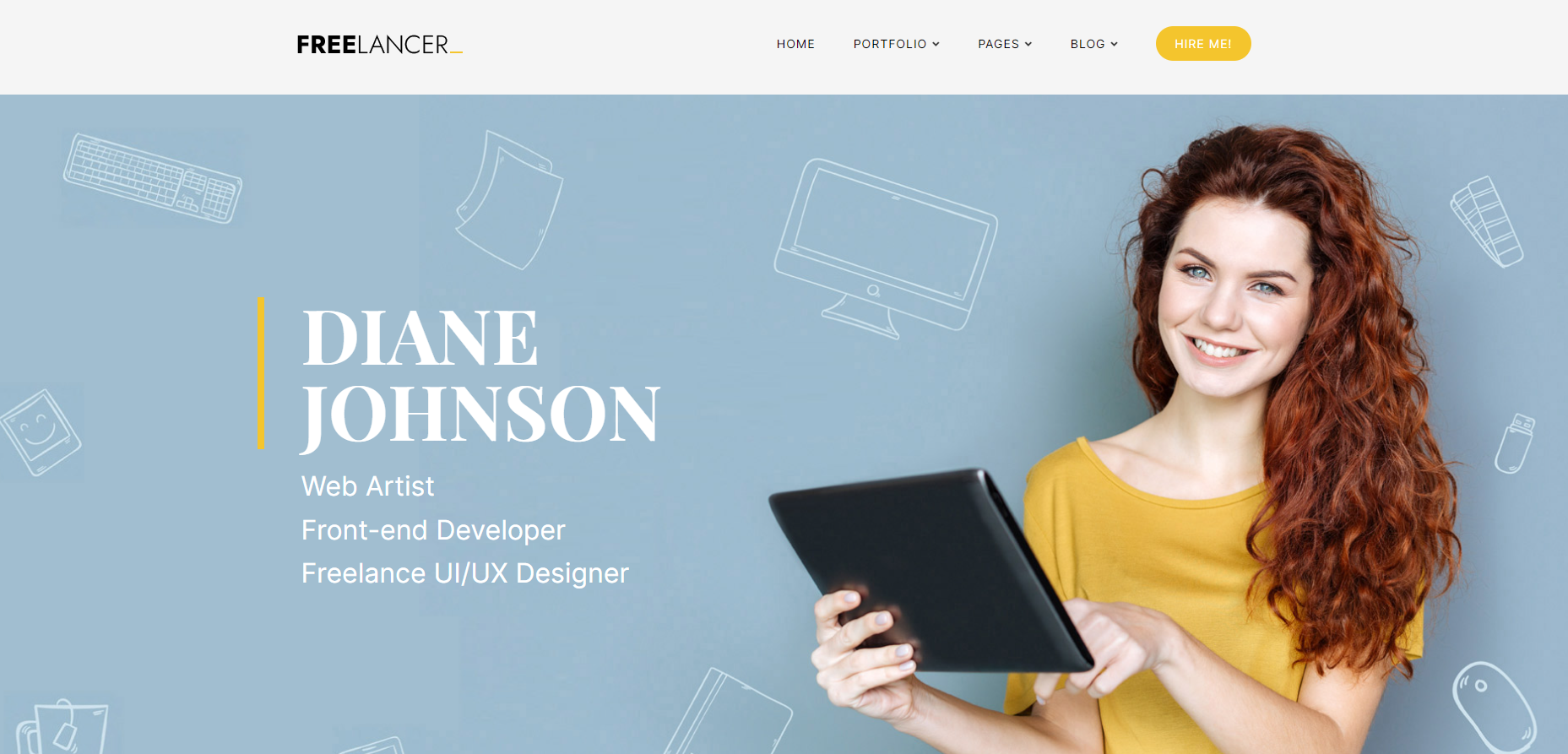 Freelancer theme