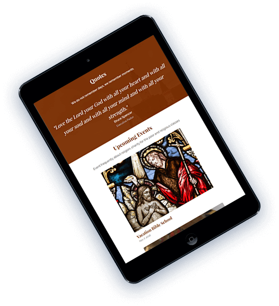  Church Mobile template