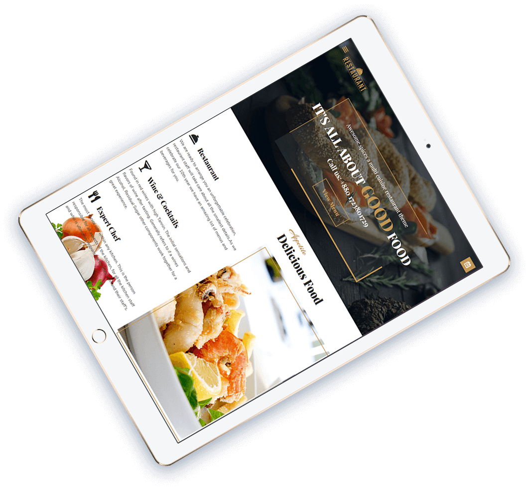 WordPress restaurant theme