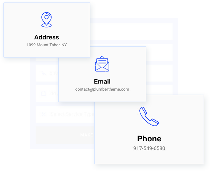 Plumber Contact Options Theme