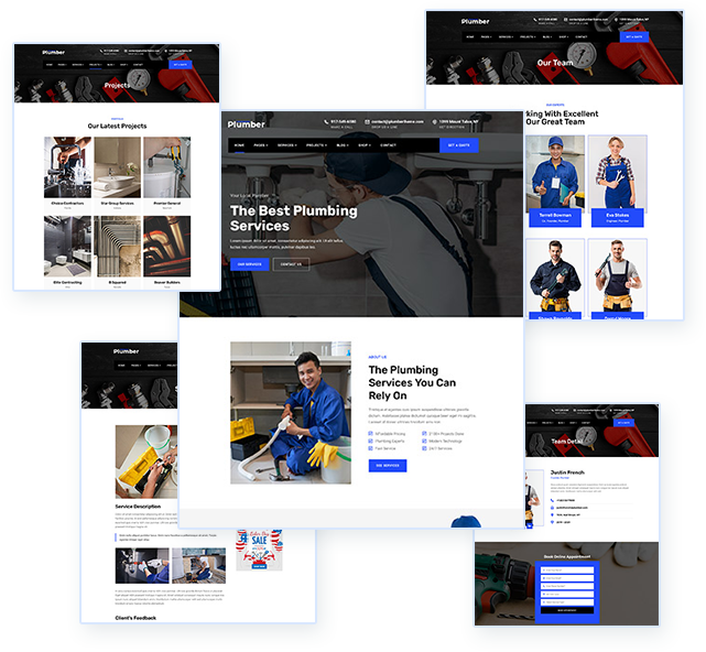 Mobile Friendly Plumber WP Theme