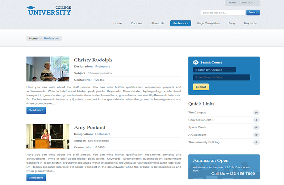 Education Academy WordPress Theme