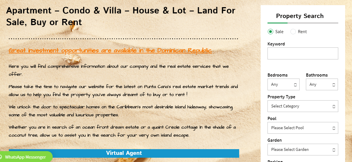 Property search feature