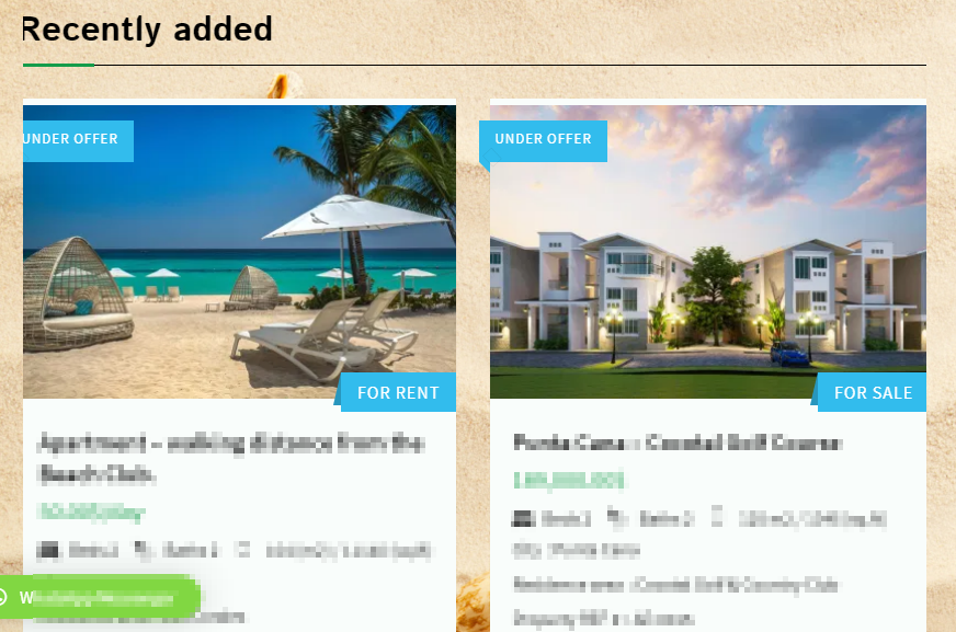 Punta cana property listings