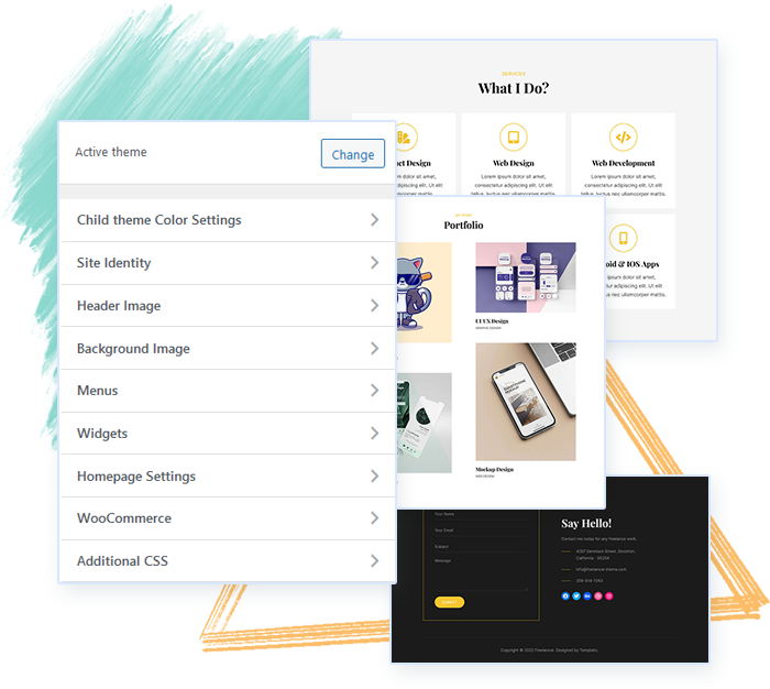 eCommerce Ready WordPress Freelancer Theme 