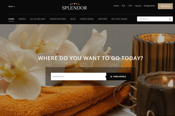 Hotels Directory Theme Splendor City Banners