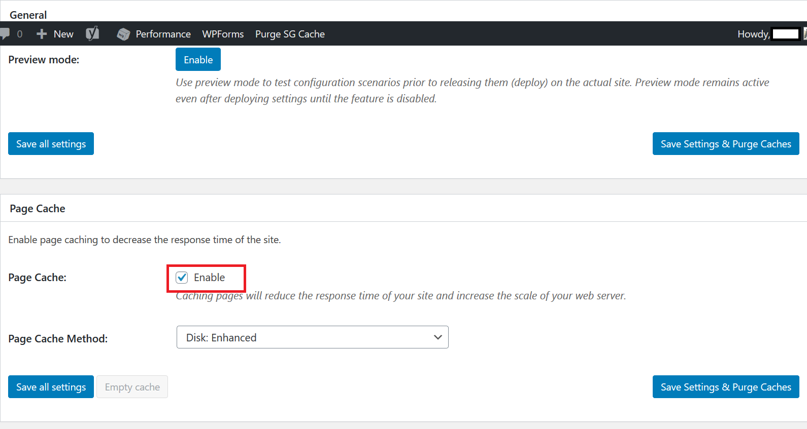 total caching plugin